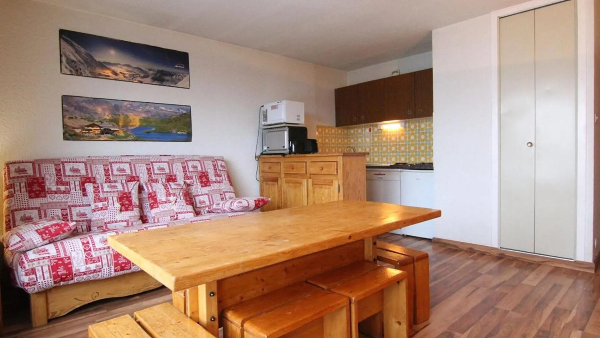 アパート Appartement Cosy 2 Pieces, 6 Pers, Balcon Sud, Proche Pistes Et Commerces - Alpe D'Huez - Fr-1-405-46